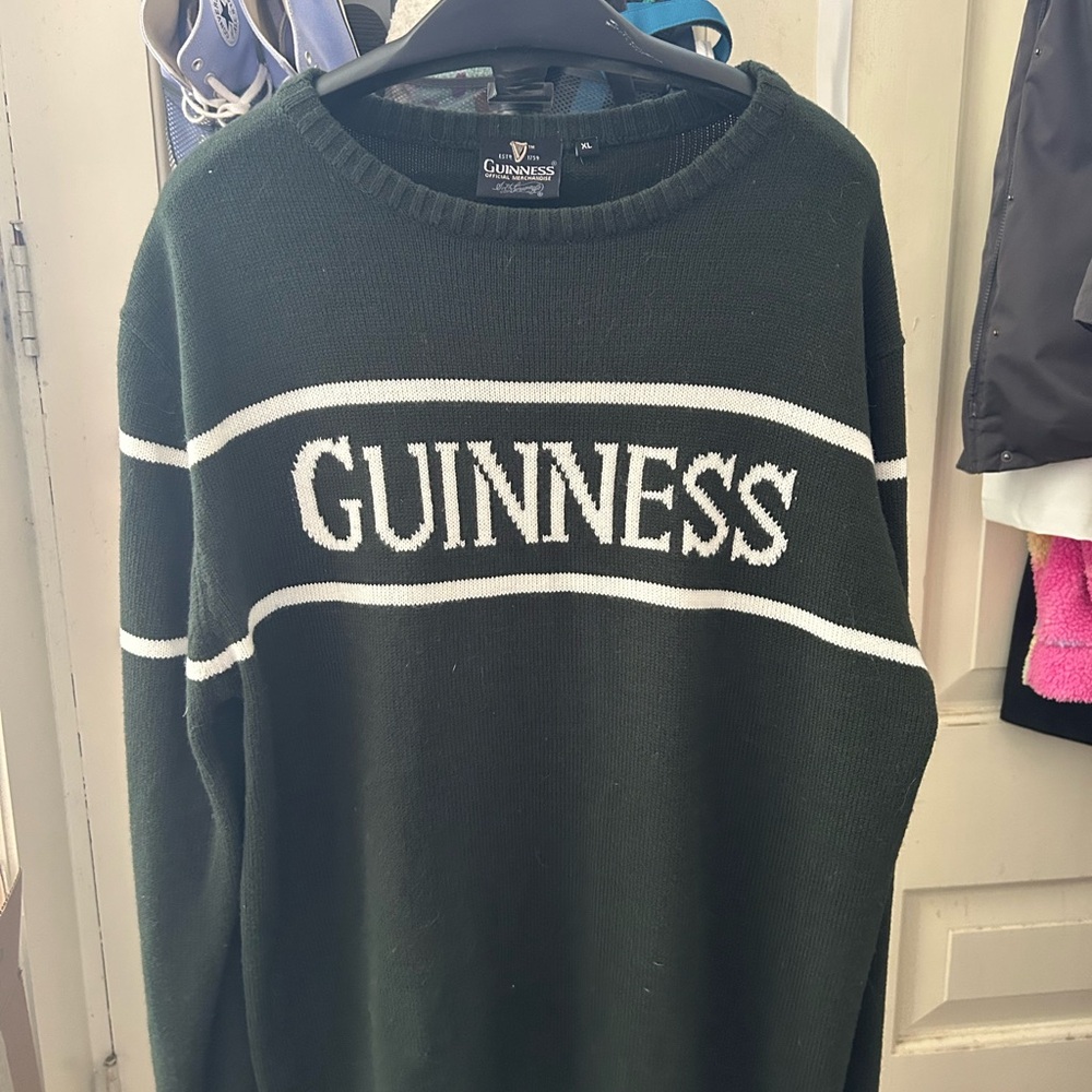 Guinness Men's Green Sweater